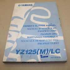 MANUEL REVUE TECHNIQUE D ATELIER YAMAHA YZ 125 2000 (M) SERVICE MANUAL 125YZ LC
