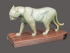 Statue Art Déco panthère à