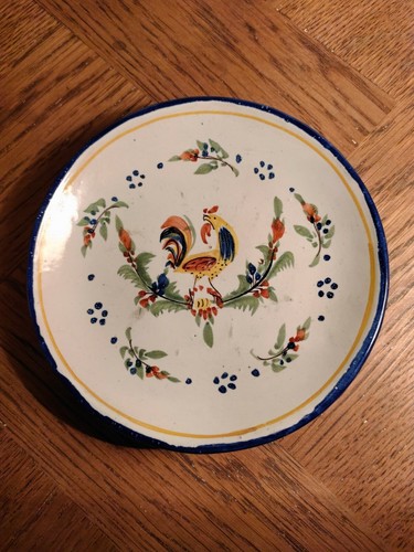 Petite assiette coq - assiette, martres