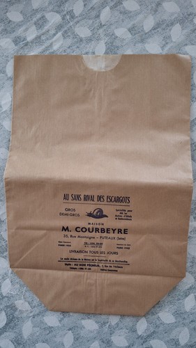 Vintage sac papier kraft - sac,