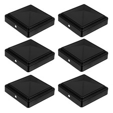  6 pcs carrés clôtures Caps