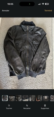 Chevignon veste bomber - , cuir
