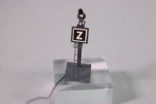 LD562 DISQUE ROUGE Ho train 270 Signal pleine voie 1 feu 45 mm métal panneau Z