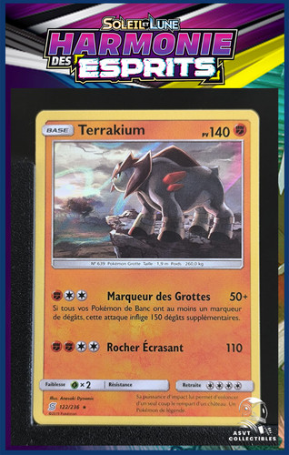 Carte pokémon terrakium - carte,
