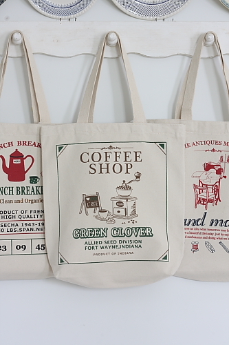 Grand sac livres toile - à, en