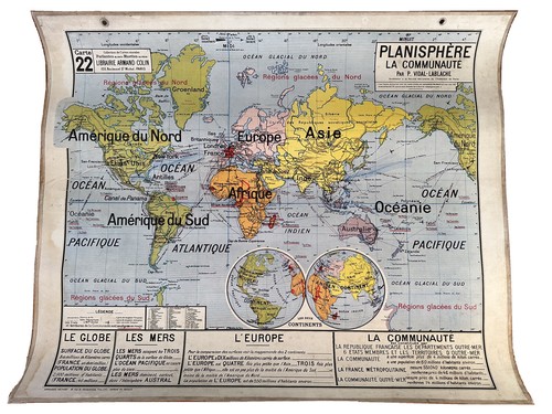 Carte affiche scolaire - affiche,