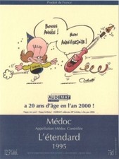 ETIQUETTE DE VIN BD  - TIRAGE