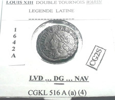 Louis xiii double tournois - -,