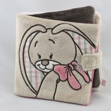 Doudou livre lapin Oscarine et Castor Léontine NOUKIE'S - 17759