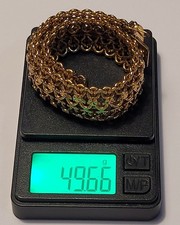 Bijou Vintage Bracelet Plaqué Or Jaune Laminé #PL1# K20