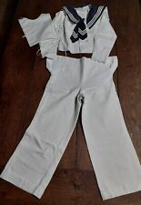 Tenue de marin d'enfant marinière pantalon gilet et cravate début XXème