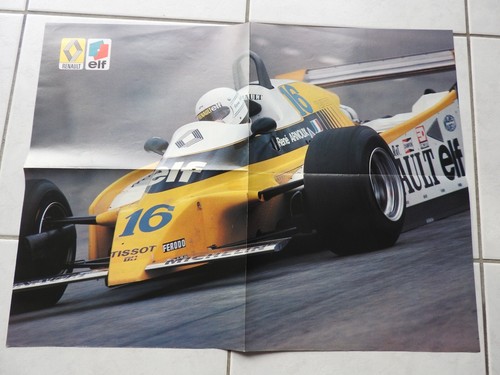 Poster renault rené - renault, f1