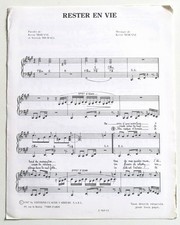 Partition sheet music