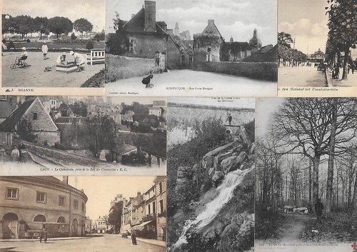 Lot cartes postales - de,