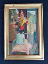 Peinture cubiste signé - cubiste,