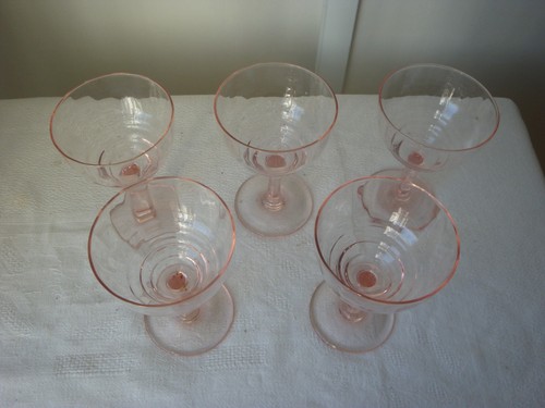Lot anciens verres - de, a