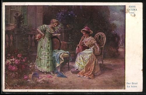 Carte postale artiste hans - postale,