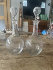 Paire De Carafes À Vin En