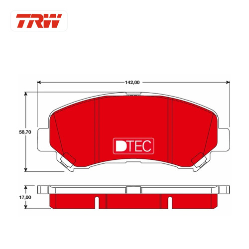 Kit plaquettes frein - plaquettes, de