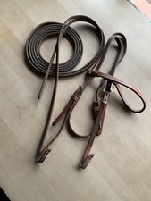 Bride bridon western bride western cuir couleur cognac bridon western