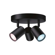 Spot plafonnier rond Wiz noir