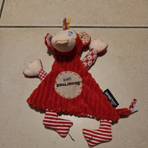 Doudou plat singe baby - doudou,