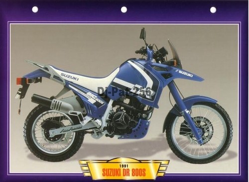 Fiche moto suzuki 800 - fiche, dr