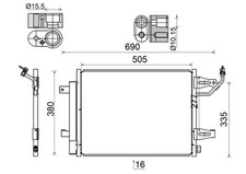 Mahle AC 509 000S Condenser