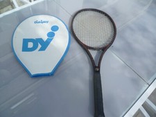 ancienne raquette de tennis la fourcade distriplay bois annee 70/80