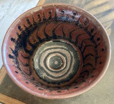 Magnifique -Roger Collet Bol Vallauris Céramique 50/60’ signé era Picault Capron