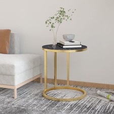 Table d'Appoint Doré et