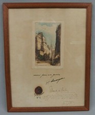 gravure eau forte Sonard