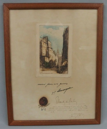 Gravure eau forte sonard - gravure,