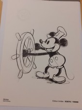 ❤❤❤ Reproduction Litho Collector Disney Mickey (tirage limité 3575/15000) ❤❤❤