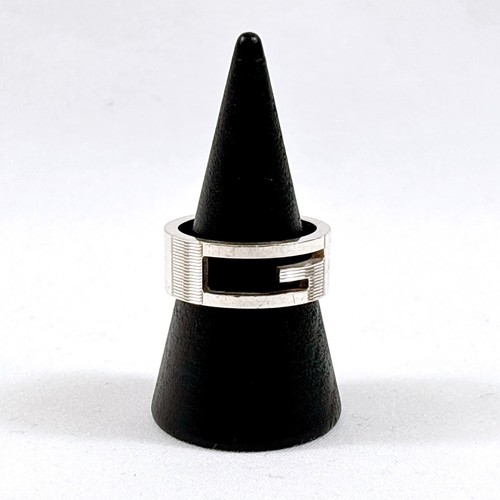 Bague logo gucci argent - bague, en
