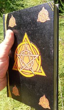 GRIMOIRE DE LUXE 220 PAGES OU LIVRE DES OMBRES FAIT  MAIN ESOTERISME MAGIE 