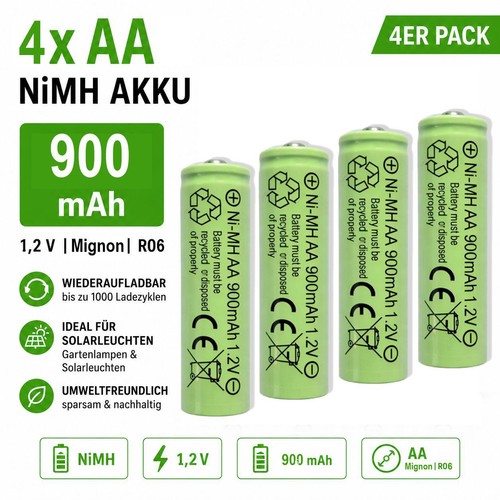Nimh 900 mah 2 - aa,