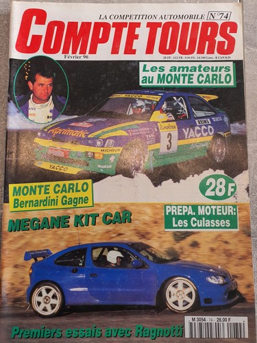 Revue compte tours 74 - revue,