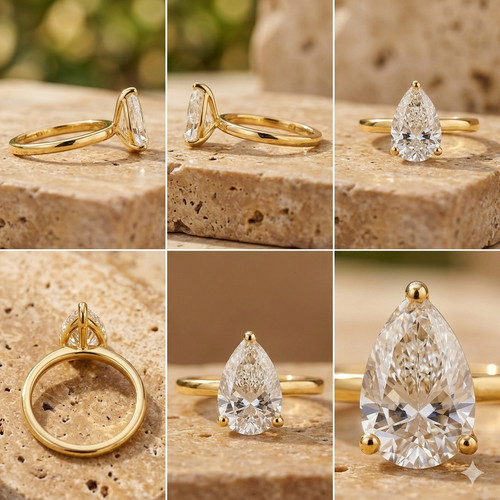 Bague femme diamant cultivé