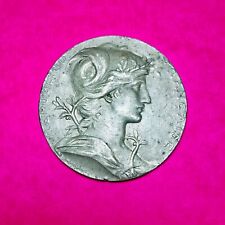 RARE Médaille République française uniface Daniel Dupuis