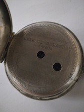 Montre gousset argent Fin Charlot Durand  A Remettre En Route 