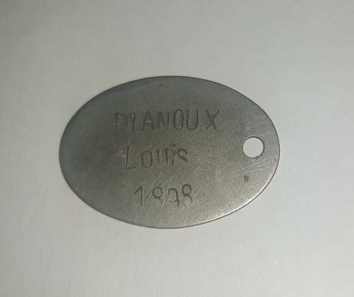 Plaque identite poilu 1914 - identite,
