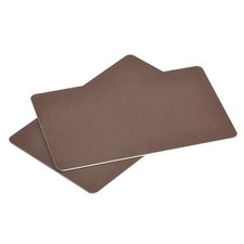Blank PVC Cartes Marron Carte