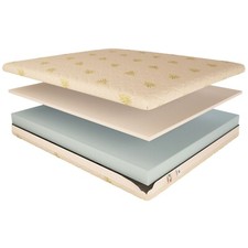 MATELAS SIMPLE Mousse à Mémoire 2 Couches 9 CM+3 CM 100% Fabriqué en Italie