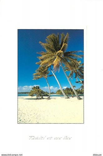 Carte postale tahiti - carte,