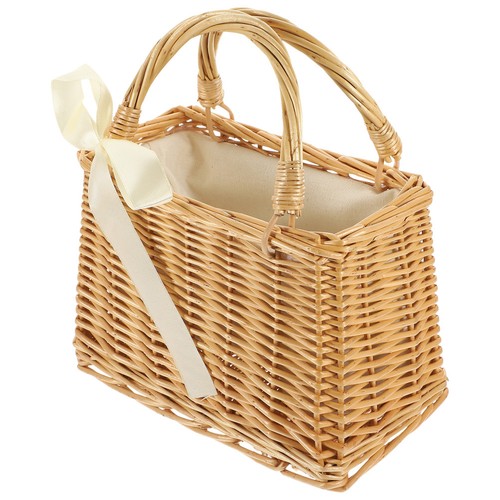 Panier main osier corbeille - À,