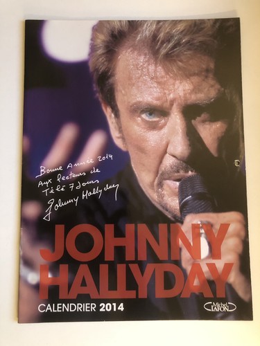 Johnny hallyday calendrier - johnny, hallyday,