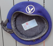 BERET ALAT bleu roi vintage