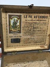 Boite Vers 1900 Bois Fil Au