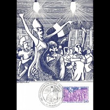 Carte Maximum v3 - N° 2224 - 1er éclairage public à l'électricité